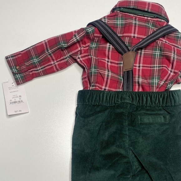 Carters Baby Boy Christmas 3 Piece Outfit Size 3 Months - Picture 3 of 5